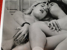 Load image into Gallery viewer, Vintage Nude Woman Shaved Pussy Silver Gelatin Lesbian Foreplay Photo P81y