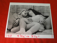 Load image into Gallery viewer, Vintage Nude Woman Shaved Pussy Silver Gelatin Lesbian Foreplay Photo P81y