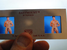 Load image into Gallery viewer, Vintage Adult Erotic 3D Stereoview Nude Hot Hung Gay Man Slide CQ4
