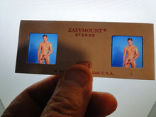 Load image into Gallery viewer, Vintage Adult Erotic 3D Stereoview Nude Hot Hung Gay Man Slide CQ6