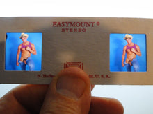 Load image into Gallery viewer, Vintage Adult Erotic 3D Stereoview Nude Hot Hung Gay Man Slide CQ7