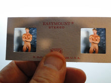 Load image into Gallery viewer, Vintage Adult Erotic 3D Stereoview Nude Hot Hung Gay Man Slide CQ15