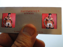 Load image into Gallery viewer, Vintage Adult Erotic 3D Stereoview Nude Hot Hung Gay Man Slide CS29