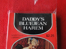 Load image into Gallery viewer, Vintage Adult Paperback Book Daddy's Bluejean Harem P14
