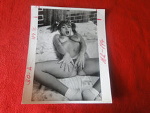 Load image into Gallery viewer, Vintage Nude Woman 8 x 10 Silver Gelatin Photo Young Nice Tits Hairy Pussy AVy