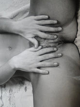 Load image into Gallery viewer, Vintage Nude Woman 8 x 10 Silver Gelatin Photo Young Nice Tits Hairy Pussy AVw