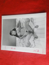 Load image into Gallery viewer, Vintage Nude Woman 8 x 10 Silver Gelatin Photo Nice Tits Spread Young Hairy Pussy AVj