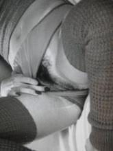 Load image into Gallery viewer, Vintage Nude Woman 8 x 10 Silver Gelatin Photo Young Hairy Pussy AVg