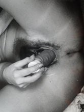 Load image into Gallery viewer, Vintage Nude Woman 8 x 10 Silver Gelatin Photo Young Dildo Hairy Pussy AW)