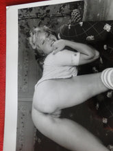 Load image into Gallery viewer, Vintage Nude Woman 8 x 10 Silver Gelatin Photo Young Shaved Pussy AWz