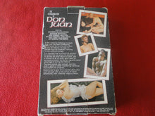 Load image into Gallery viewer, Vintage Adult XXX VHS Porn Tape The Reincarnation of Don Juan Shanna McCullough X19