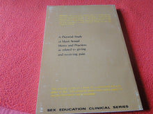 Load image into Gallery viewer, Vintage Adult Paperback Book A Study of Sado-Masochism Photo Illustrated G1