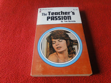 Load image into Gallery viewer, Vintage Adult Paperback Book The Teacher's Passion Tom Burnside G1