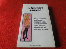 Load image into Gallery viewer, Vintage Adult Paperback Book The Teacher's Passion Tom Burnside G1