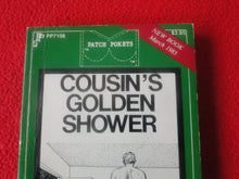 Load image into Gallery viewer, Vintage 18 YO+ Sexy Erotic Adult Paperback Book/ Novel Cousin's Golden Shower G1