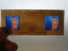 Load image into Gallery viewer, Vintage Adult Erotic 3D Stereoview Nude Hot Hung Gay Man Slide B40f