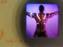 Load image into Gallery viewer, Vintage Adult Erotic 3D Stereoview Nude Hot Hung Black Gay Man Slide B40p