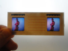 Load image into Gallery viewer, Vintage Adult Erotic 3D Stereoview Nude Hot Hung Black Gay Man Slide B40v