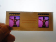 Load image into Gallery viewer, Vintage Adult Erotic 3D Stereoview Nude Hot Hung Black Gay Man Slide B40w