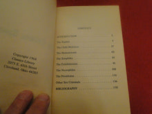 Load image into Gallery viewer, Vintage Adult Paperback Novel/Book Sex Criminals Speak James Harvey Y