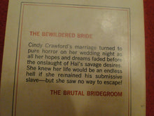 Load image into Gallery viewer, Vintage Adult Paperback Novel/Book The Brutal Bridegroom Dansk Blue Books Y