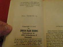 Load image into Gallery viewer, Vintage Adult Paperback Novel/Book The Brutal Bridegroom Dansk Blue Books Y