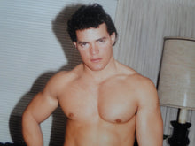 Load image into Gallery viewer, Vintage 18 Year Old + Gay Interest Chippendale Muscle Semi Nude Male Photo E1j