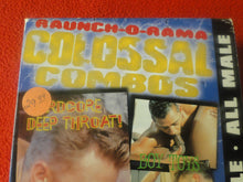Load image into Gallery viewer, Vintage Adult Erotic Gay Interest VHS Movie Tape Colossal Combos 12