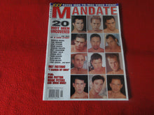 Load image into Gallery viewer, Vintage 18 Y. O. + Sexy Erotic Gay Adult Magazine Mandate June 1998 G73