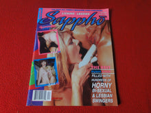 Load image into Gallery viewer, Vintage 18 Y. O. + Sexy Erotic Adult Men's Magazine Licking Lezzies Sappho P7