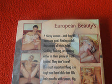 Load image into Gallery viewer, Vintage Erotic Sexy Adult XXX DVD Porn Movie European Beauty's Dina Perl BB