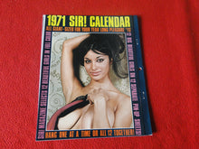 Load image into Gallery viewer, Vintage Nude Erotic Sexy Adult Magazine Calendar Sir 1971        58