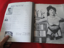 Load image into Gallery viewer, Vintage Nude Erotic Sexy Adult Magazine Brunette 1963 P71