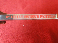 Load image into Gallery viewer, Vintage Adult Erotic Paperback Book In Little Sister's Panties G1