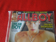 Load image into Gallery viewer, Vintage 18 Y. O. + Sexy Erotic Gay Adult Magazine All Boy June 2010 SEALED P54