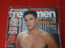 Load image into Gallery viewer, Vintage 18 Y. O. + Sexy Erotic Gay Adult Magazine Freshmen March 2008 SEALED P54