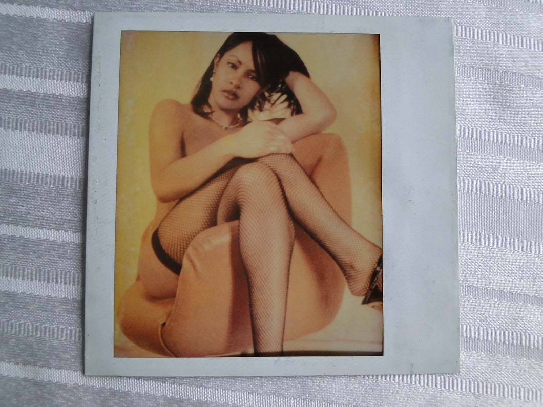 Vintage Nude Erotic Sexy Polaroid Nude Woman Photo                    ABc