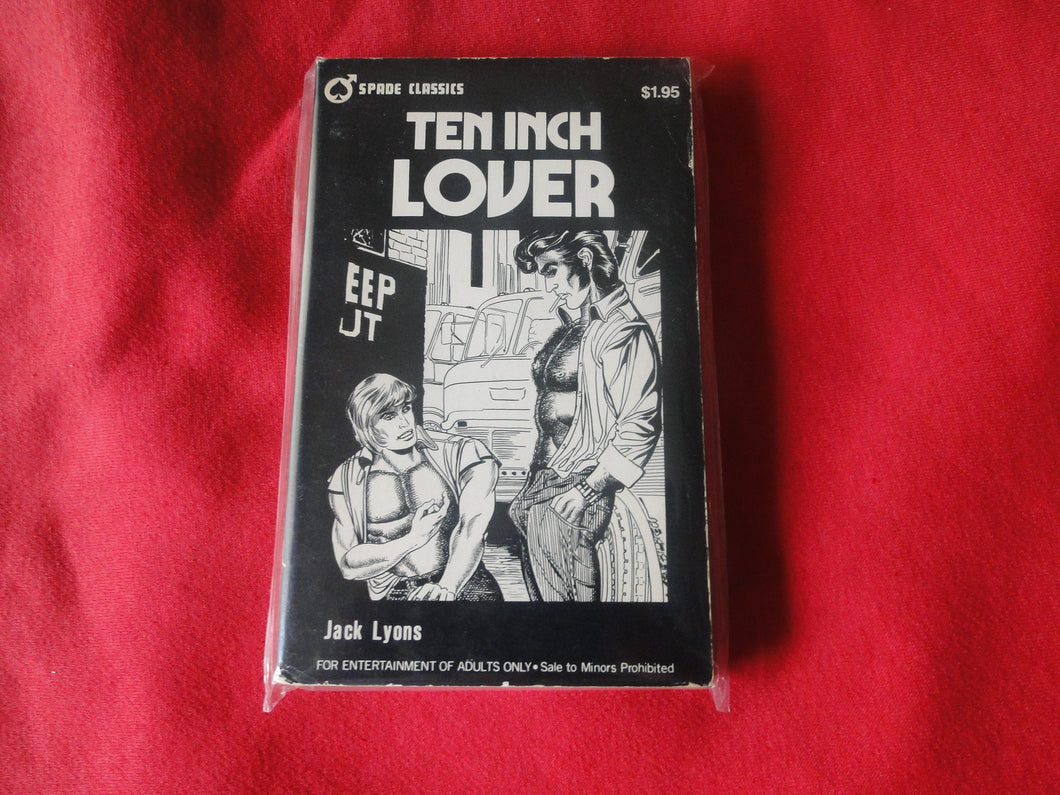 Vintage Adult Paperback Novel/Book Gay Interest Spade Classics Ten Inch Lover    PB5