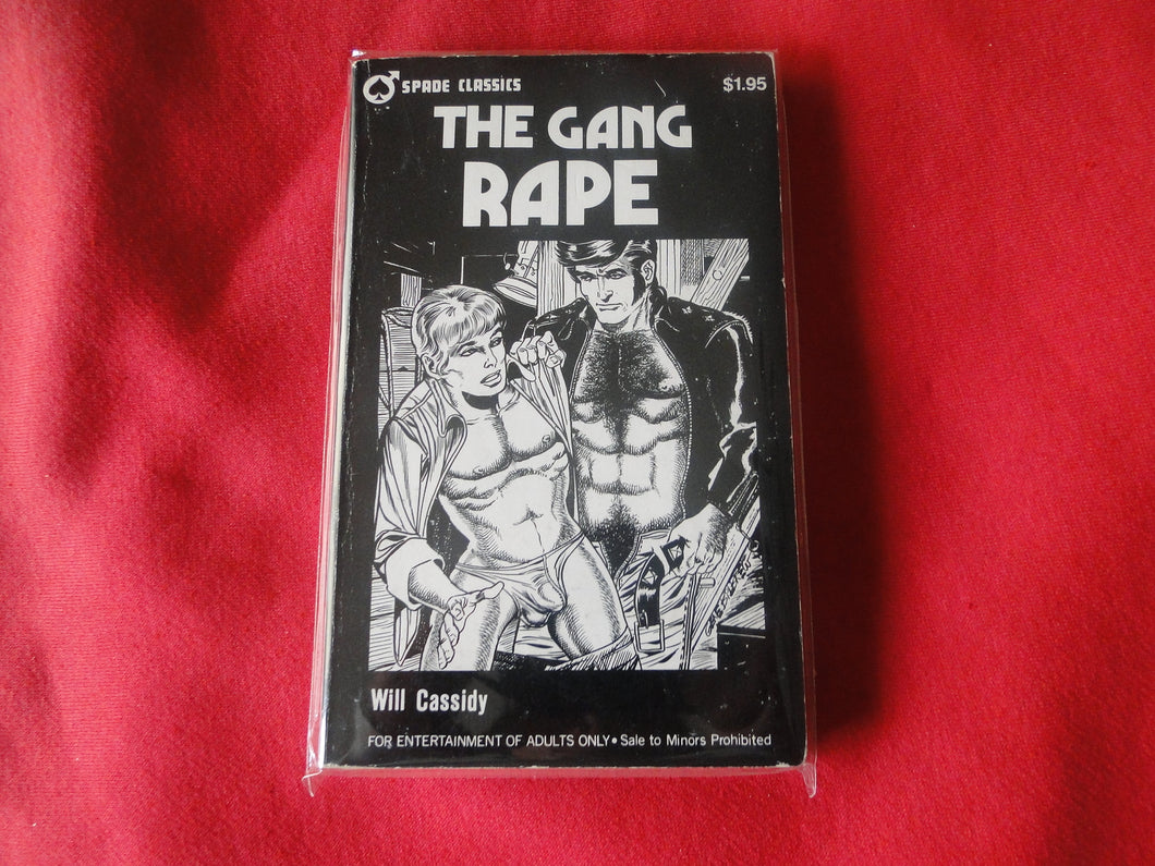 Vintage Adult Paperback Novel/Book Gay Interest Spade Classics The Gang Rapre PB5