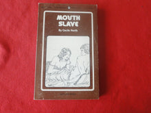 Load image into Gallery viewer, Vintage Erotic Adult Paperback Book/Novel Mouth Slave Danish 1974       HC3
