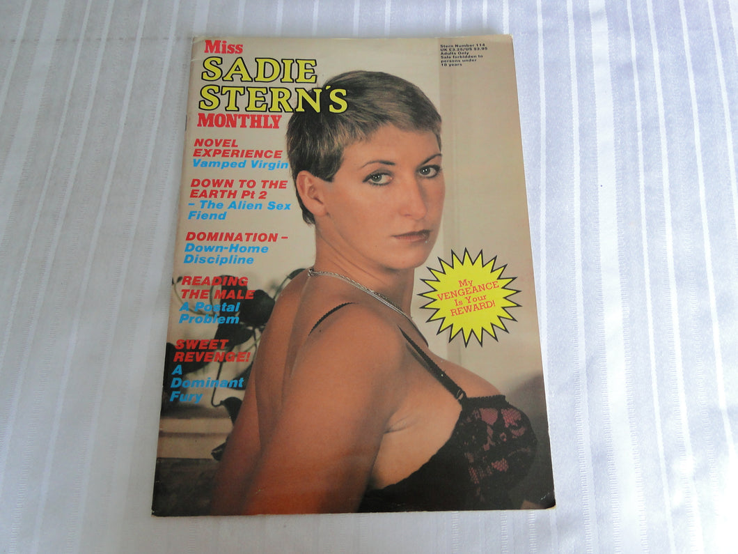 Vintage Nude Erotic Sexy Adult Magazine Miss Sadie Stern's Monthly #114       101