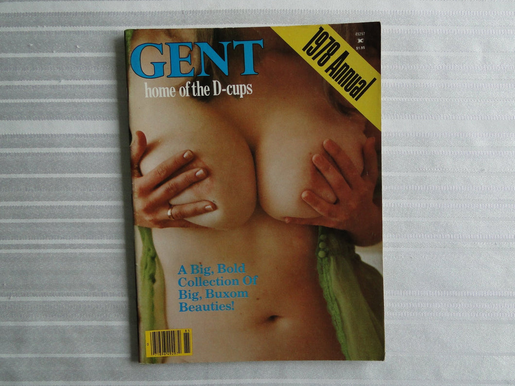 Vintage Nude Erotic Sexy Adult Big Tit Magazine Gent 1978 Annual           SK2