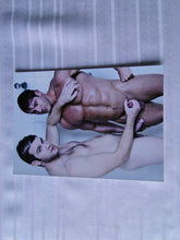 Load image into Gallery viewer, Vintage Gay Interest Nude Hot Hung Male Photo 5 x 7 Gay Stud Foreplay  H41
