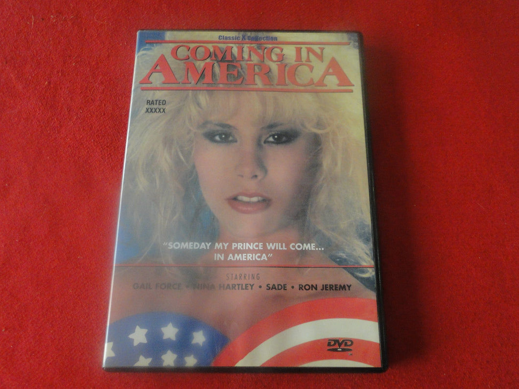 Adult Classic Porn Nina Hartley - Vintage Adult Porn XXX DVD Erotic Movie Coming In America Nina Hartley â€“  Ephemera Galore