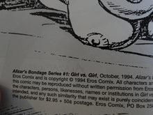 Load image into Gallery viewer, Vintage Nude Erotic Sexy Adult Comic Girl vs. Girl Eros Comix #1 1994     146
