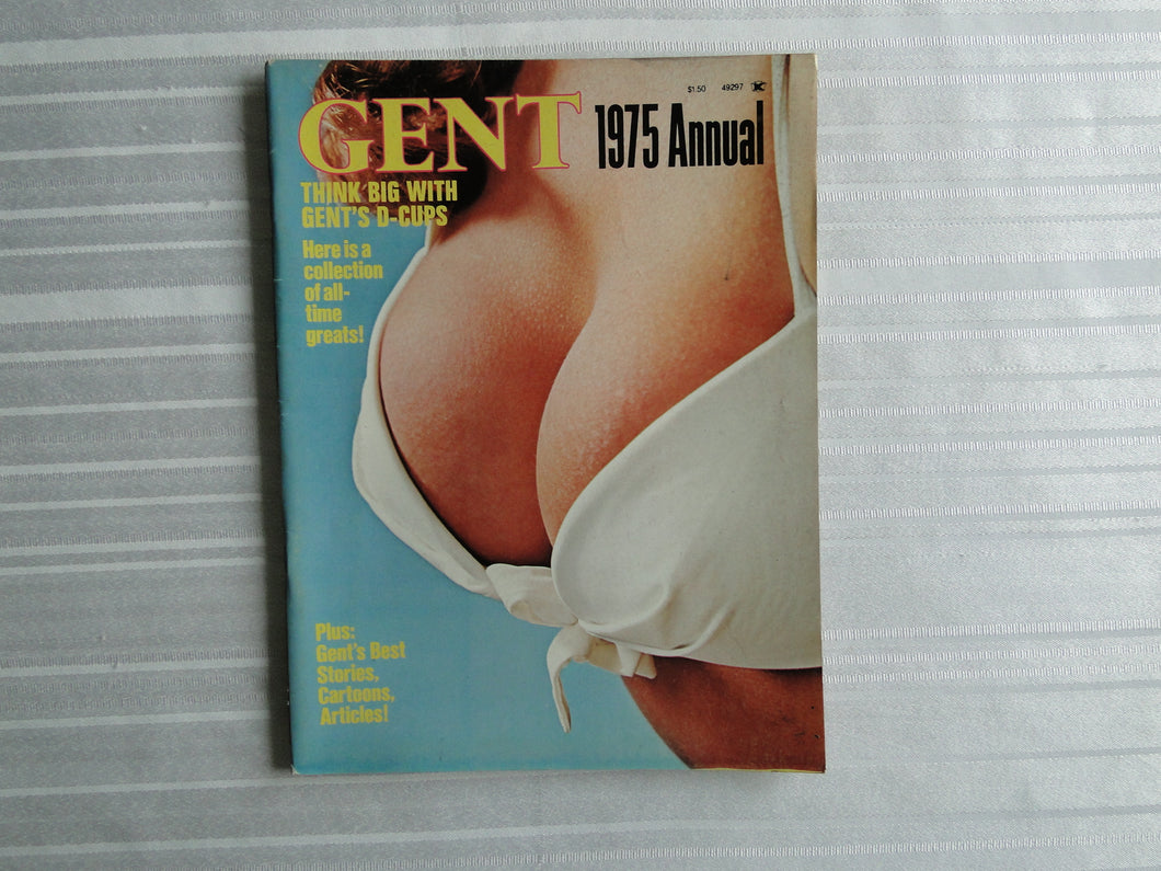 Vintage Nude Erotic Sexy Adult Big Tit Magazine Gent 1975 Annual           SK2