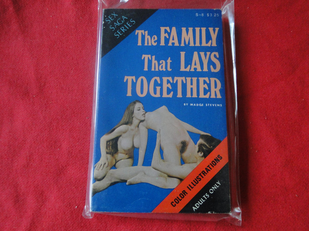 Vintage Adult Paperback Book The Family That Lays Together     G3