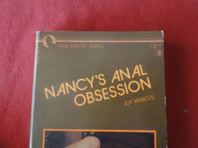 Load image into Gallery viewer, Vintage Erotic Adult Paperback Book/Novel Nancy&#39;s Anal Obsession      X33
