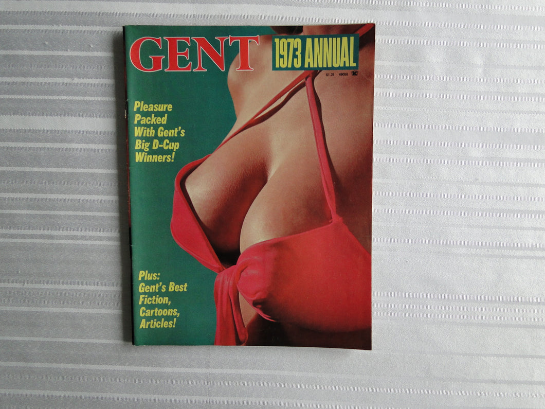 Vintage Nude Erotic Sexy Adult Big Tit Magazine Gent 1973 Annual           SK2