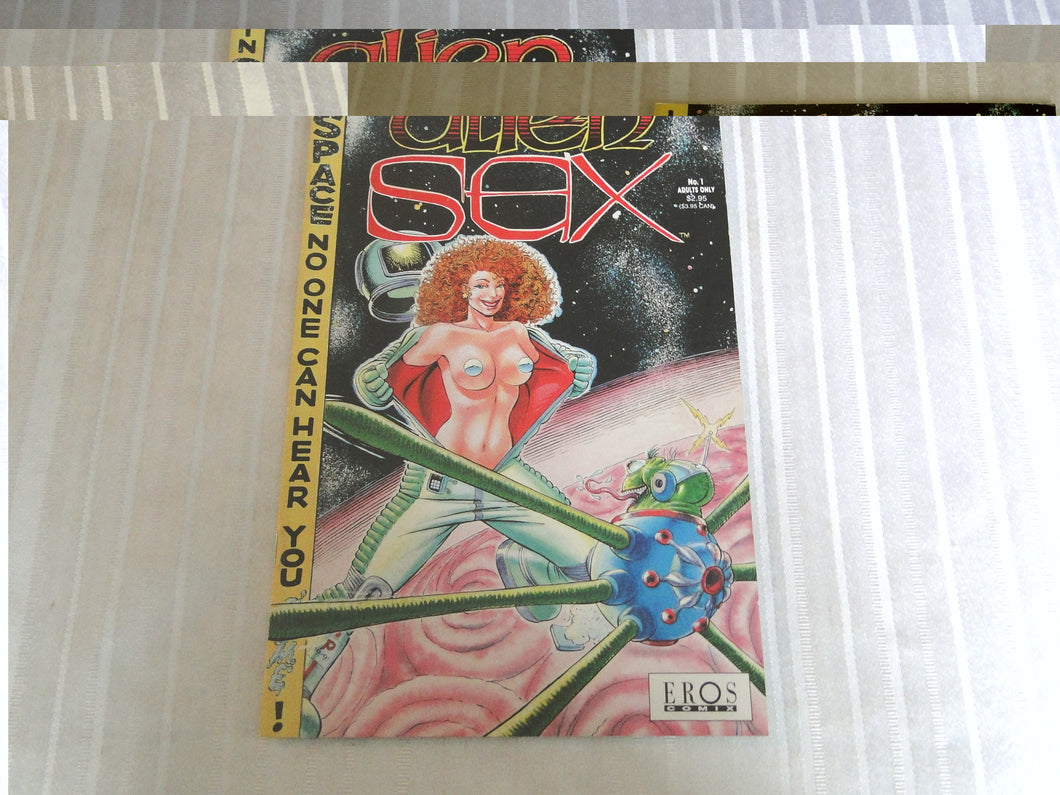 Vintage Nude Erotic Sexy Adult Comic Alien Sex No. 1 Eros Comix April 1992    146